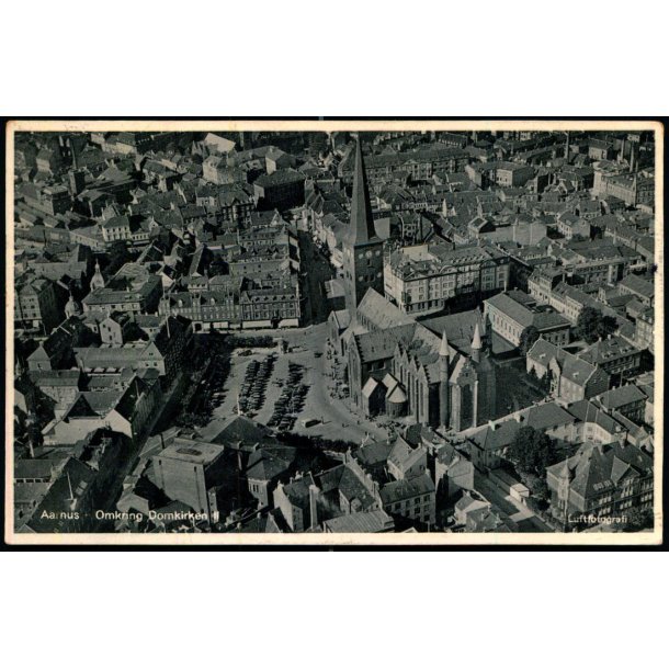 Aarhus - Omkring Domkirken - Luftfoto Arvid Hansen 14 - Brugt