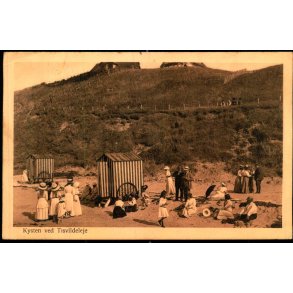 Kysten ved Tisvildeleje - Albert Jensens Bogh. u/n - Brugt - Stjernestempel !