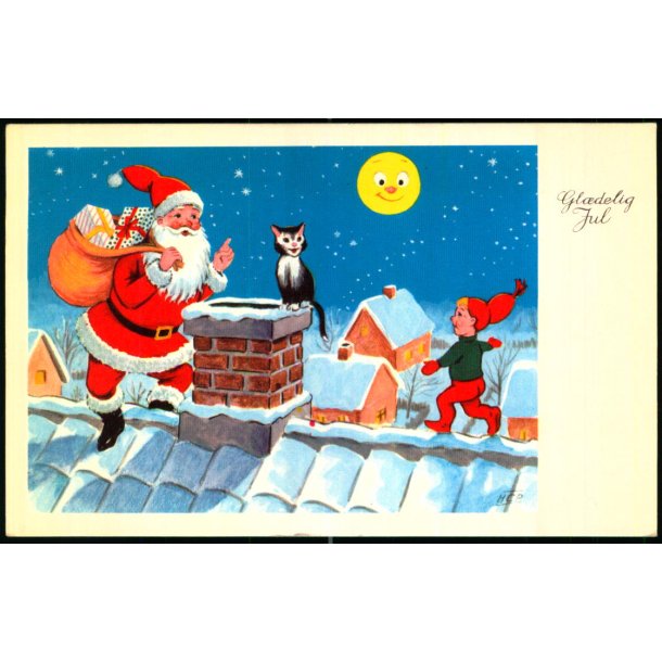 Hans Christian Petersen - Gldelig jul - Wilkig &amp; Landsbo 460/28 - Ubrugt