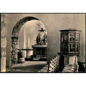 Bornholm - Ols Kirke - Rudolf Olsen 9038  - Ubrugt
