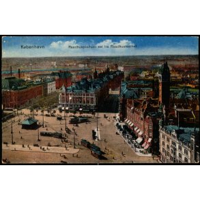 Kbenhavn -  Raadhuspladsen set fra Raadhustaarnet - 12004