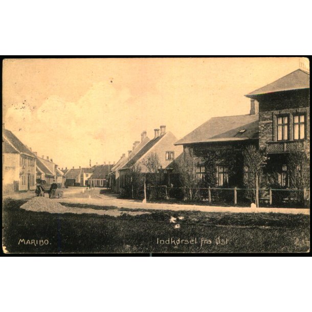 Maribo - Indk�rsel fra �st - Stender 1787 - Brugt