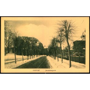 Odense - Jernbanegade - Hjalmar Grupes Bogh. Eneret u/n - Ubrugt