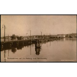 Pontonbroen set fra Aalborg mod Nrresundby - Stender 039 - Ubrugt