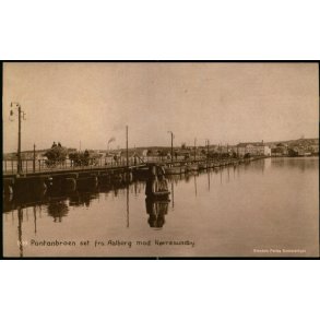 Pontonbroen set fra Aalborg mod Nrresundby - Stender 039 - Ubrugt