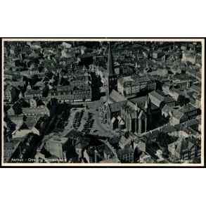 Aarhus - Omkring Domkirken - Luftfoto Arvid Hansen 77 - Ubrugt