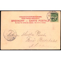  Maribo - Indk�rsel fra �st - C. St. Eneret 1787 - Brugt