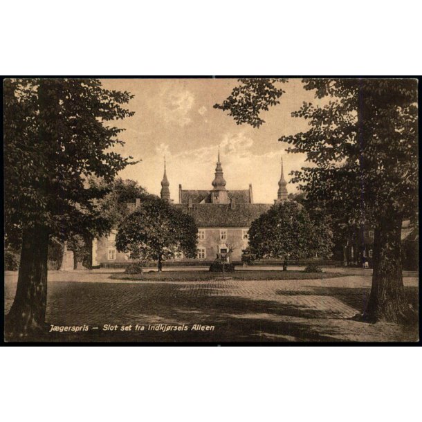Jgerspris set fra den Nordlige Del af Slotsparken - J. Chr. Pedersen 17 C - Ubrugt