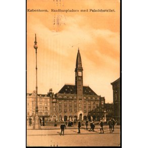 Kbenhavn - Raadhuspladsen med Paladshotellet - Eneret 575