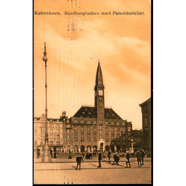 Kbenhavn - Raadhuspladsen med Paladshotellet - Eneret 575
