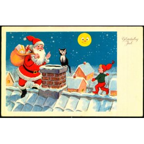 Hans Christian Petersen - Gldelig jul - Wilkig & Landsbo 460/28 - Brugt