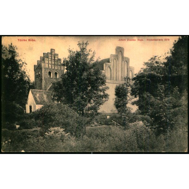 Tibirke Kirke - A. Jensens Bogh. 2279 - Ubrugt