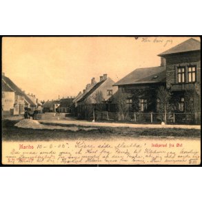  Maribo - Indk�rsel fra �st - C. St. Eneret 1787 - Brugt