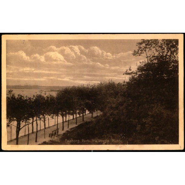 Faaborg - Parti fra Voigts Minde - David J. Bagers Bogh. 42882 - Brugt