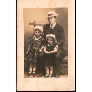 Fotokort Ukendt - Personer - Ubrugt