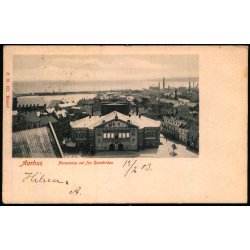 Aarhus - Panorama set fra Domkirken - C. St. 821 - Brugt