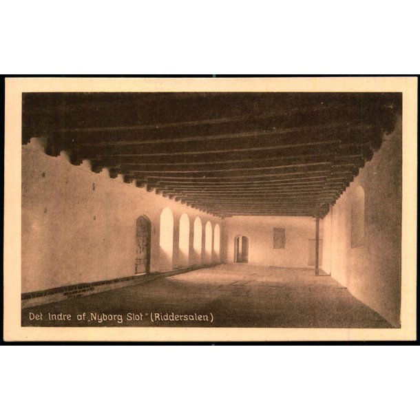 Det indre af "Nyborg Slot" (Riddersalen) - V. Sch�nnemanns Bogh. 58158 - Ubrugt