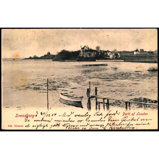 Svendborg - Parti af Lunden - Alb. Hansen u/n - Brugt