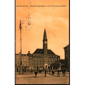 Kbenhavn - Raadhuspladsen med Paladshotellet - Eneret 575