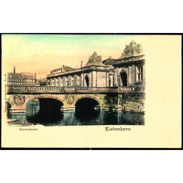 Kj�benhavn - Marmorbroen - Warbergl Kunst-Forlag 39