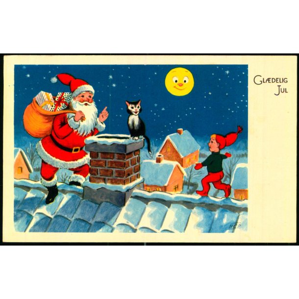 Hans Christian Petersen - Gldelig jul - Imp. 460/14 - Brugt