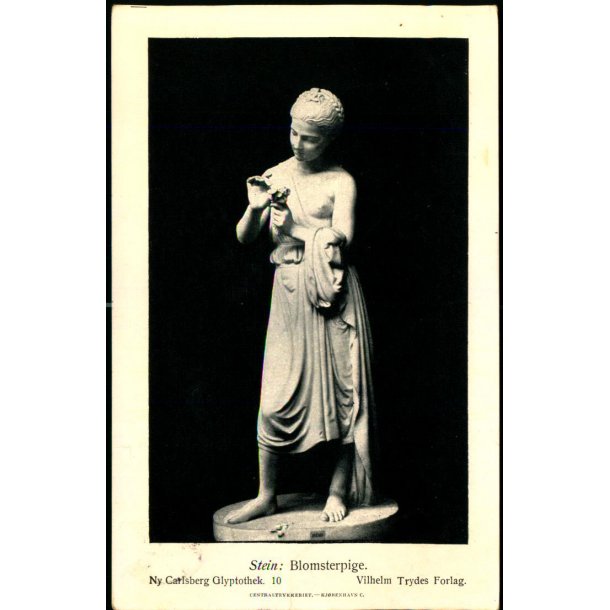Ny Carlsberg Glyptotek. 10 - Stein . Blomsterpige - Vilhelm Trydes Forlag u/n