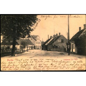 Maribo - Indk�rsel fra Vest - C. St. Eneret 1786 - Brugt