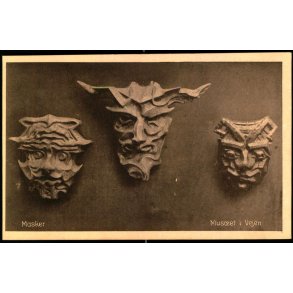Masker - Mus�et i Vejen - N. Hansen-Jacobsen u/n - Ubrugt