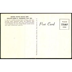 U.S.N.S. Private Elden H.Johnson - Fotokort u/n