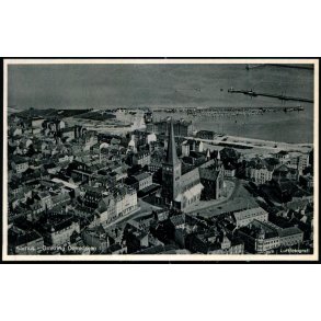 Aarhus - Omkring Domkirken - Luftfoto Arvid Hansen 77 - Ubrugt