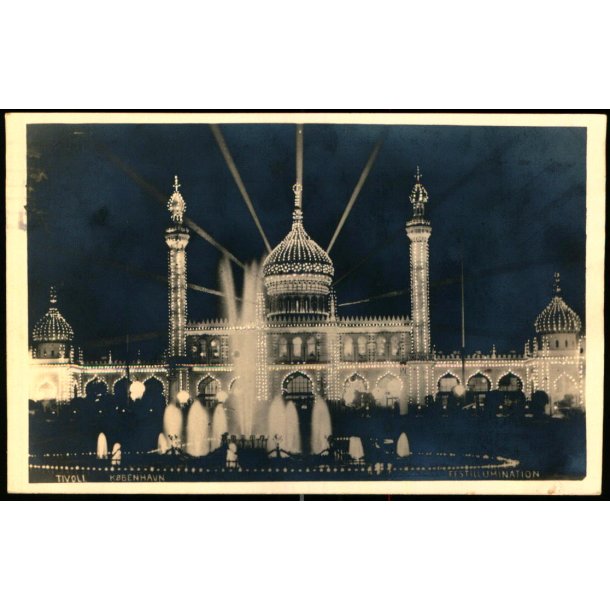 Kbenhavn - Tivoli - Festillumination - Fotokort u/n