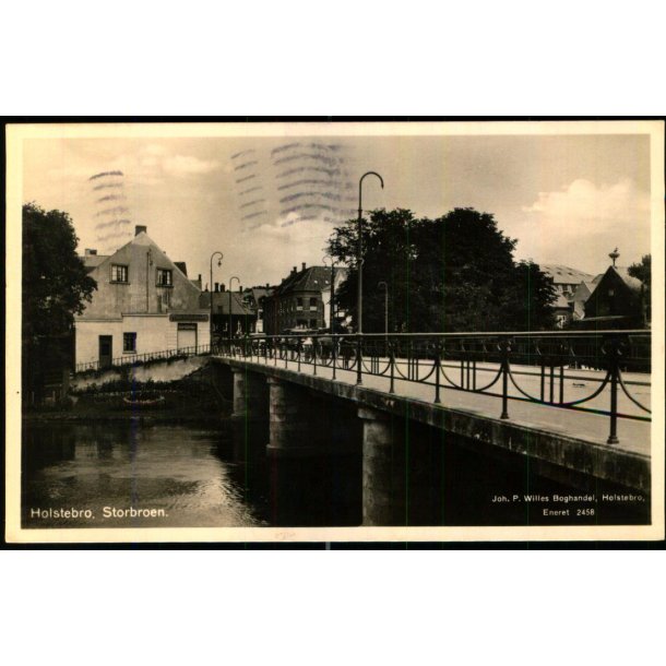 Holstebro - Storebroen - Joh.P. Willes Bogh. 2458 - Brugt