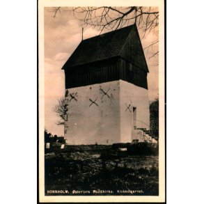 Bornholm - sterlars Rundkirke - Klokketaarnet - Colbergs Bogh. 3306 - Ubrugt