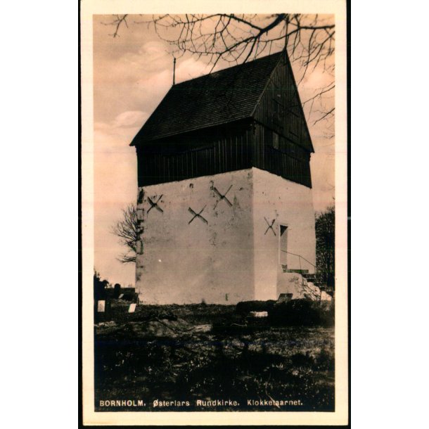 Bornholm - sterlars Rundkirke - Klokketaarnet - Colbergs Bogh. 3306 - Ubrugt