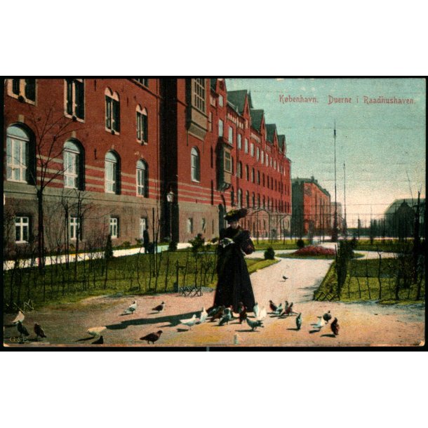 Kbenhavn - Duerne i Raadhushaven - 678