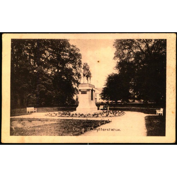 Odense - Chr. IX Rytterstatue - H. Schmidt u/n - Brugt