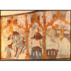 Bornholm - sterlars Rundkirke - Kalkmalerier - sterlars kirke u/n - Ubrugt