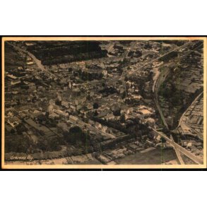 Grenaa By - Luftfoto - Sylvest Jensen 88091 - Ubrugt - Har vret klbet op !