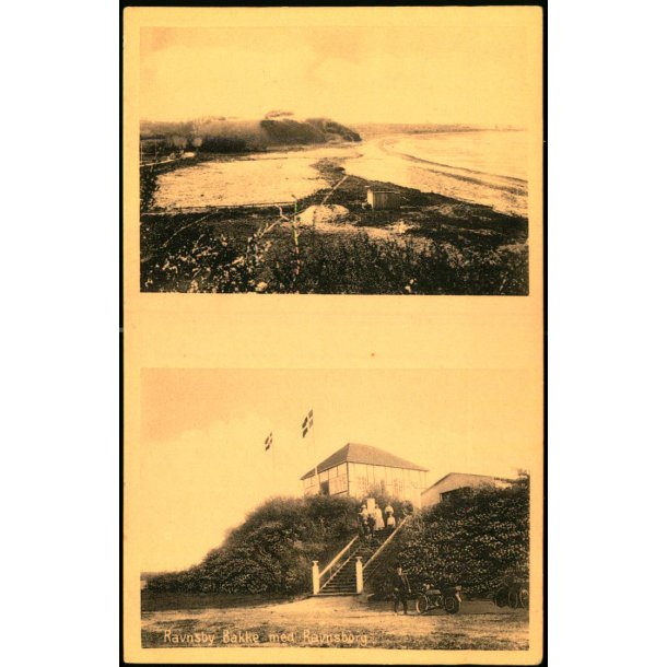 Ravnsby Bakke med Ravnsborg - F.G. Lund - Kragens 38744 - Ubrugt