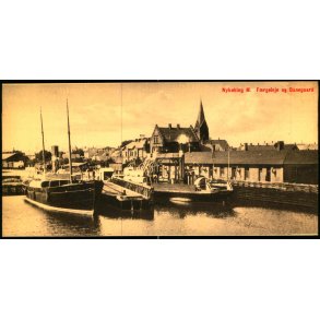 Nyk�bing M. - F�rgeleje og Banegaard - u/n - Ubrugt