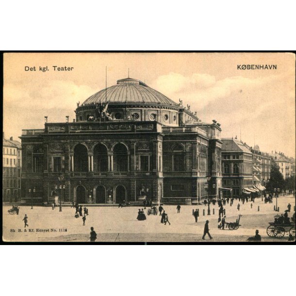 Det Kgl. Teater - K�benhavn - Sk.B. &amp; Kf. 1116