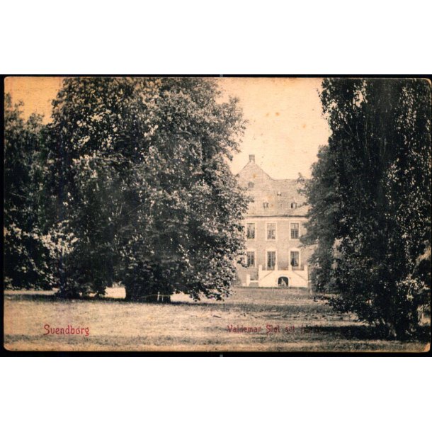 Svendborg - Valdemar Slot set fra Haven - W.K.F. 4648 - Brugt