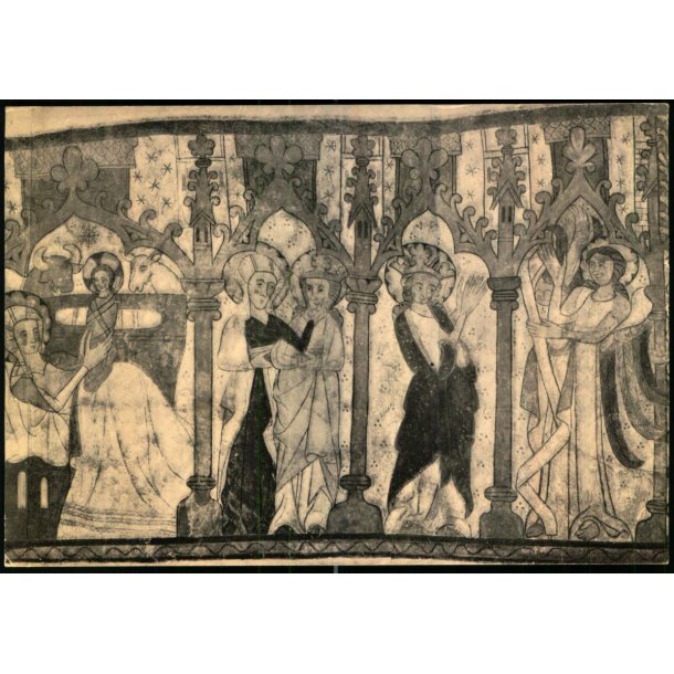 Bornholm - sterlars Rundkirke - Kalkmalerier - sterlars kirke u/n - Ubrugt