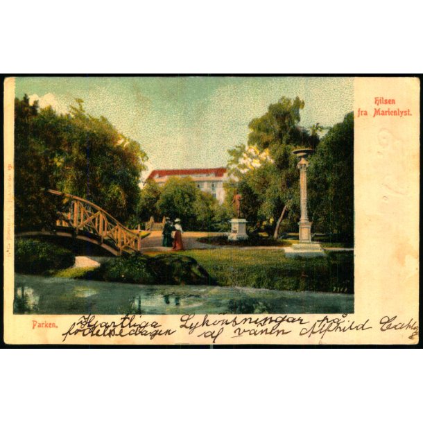 Hilsen fra Marienlyst - Parken - K 1317 - Ubrugt