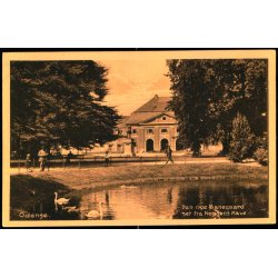 Odense - Den nye Banegaard set fra Kongens Have - Stender 37344 - Ubrugt