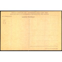 M/S "KUNGSHOLM" - Swedish American Line - u/n - Ubrugt