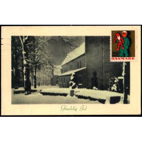 Svendborg - Gldelig jul - Sct. Nicolai Kirkeplads - Stender 67015 - Brugt