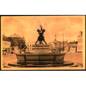 Randers - Frederikspladsen med Springvandet - P.H. 15563 - Brugt