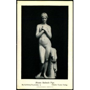 Ny Carlsberg Glyptotek. 6 - Bissen : Badende Pige  - Vilhelm Trydes Forlag u/n