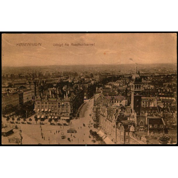 Kbenhavn -  Udsigt fra Raadhustaarnet - Phillipson 18